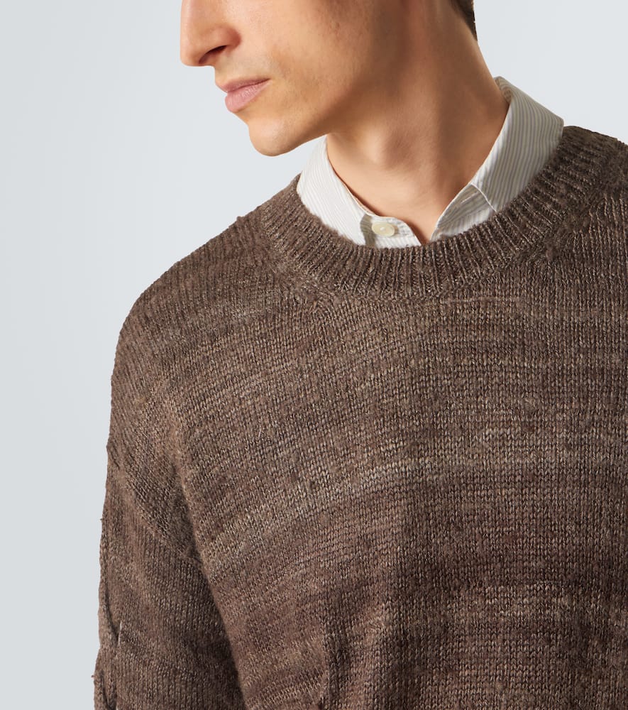 Popover silk sweater