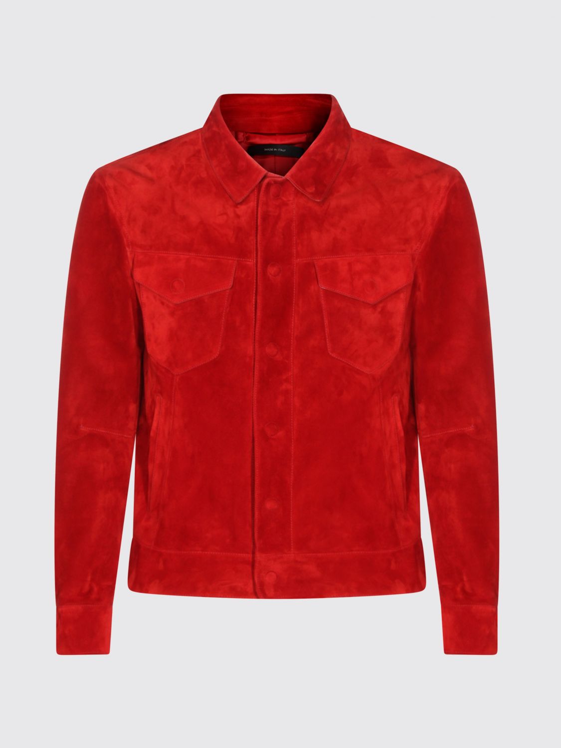 Jacket Men color Red