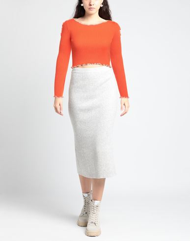 Woman Sweater Orange Size S Cotton