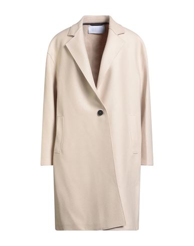 Woman Coat Beige Size 2 Virgin Wool