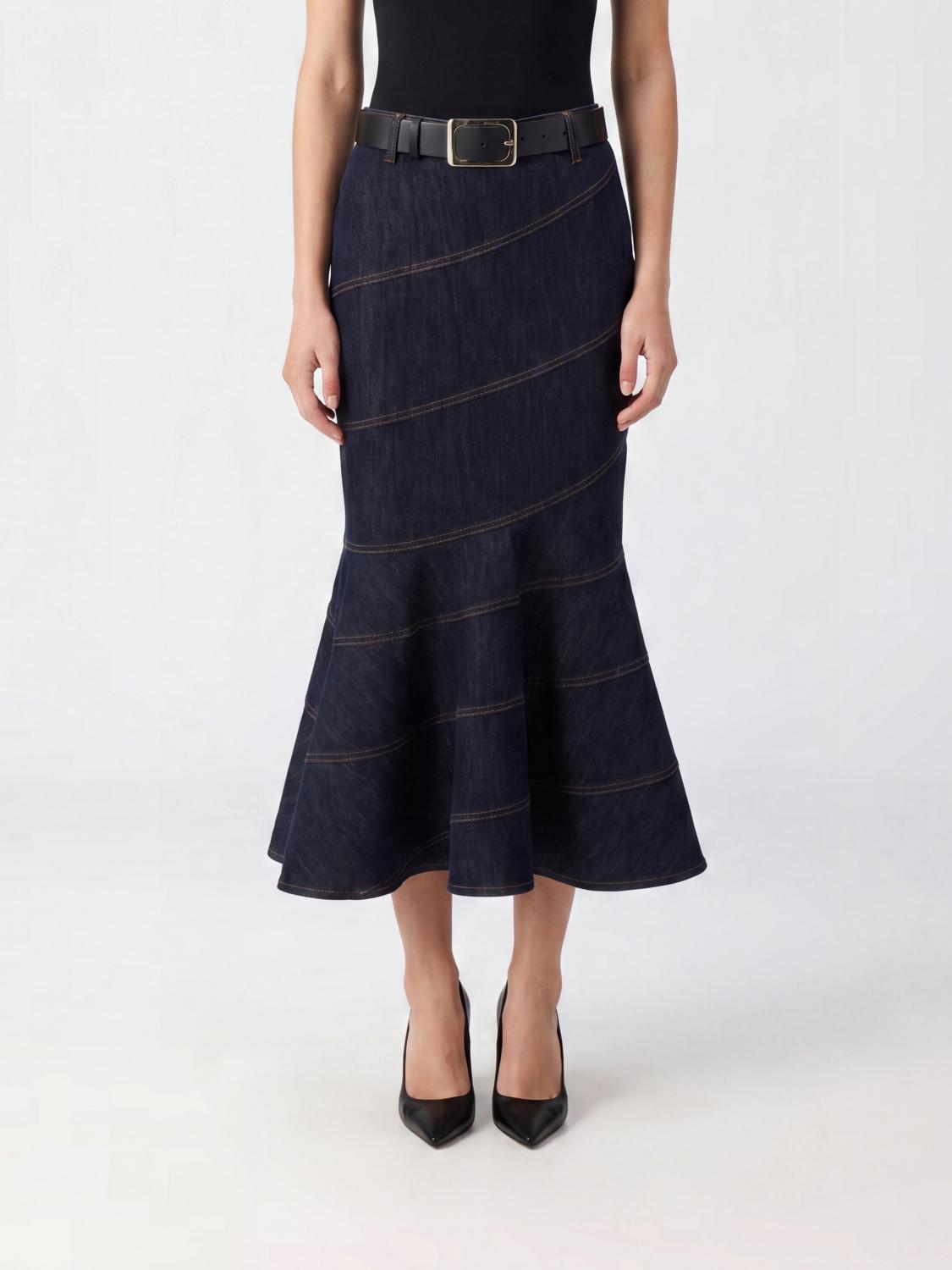 Skirt Woman color Blue
