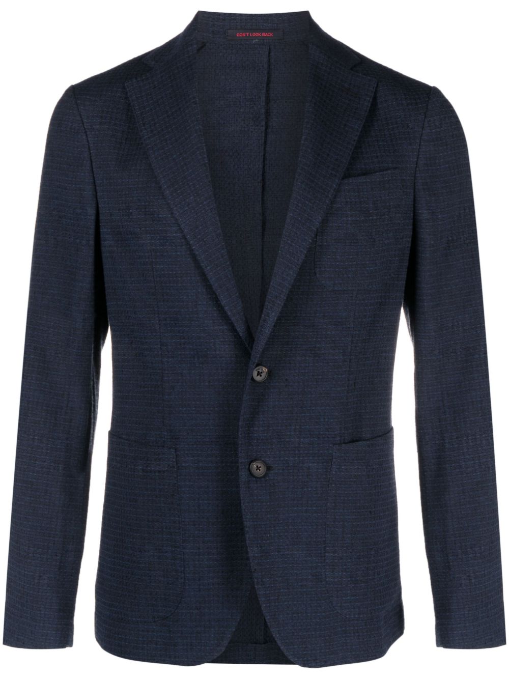 Single-breasted blazer - Blue