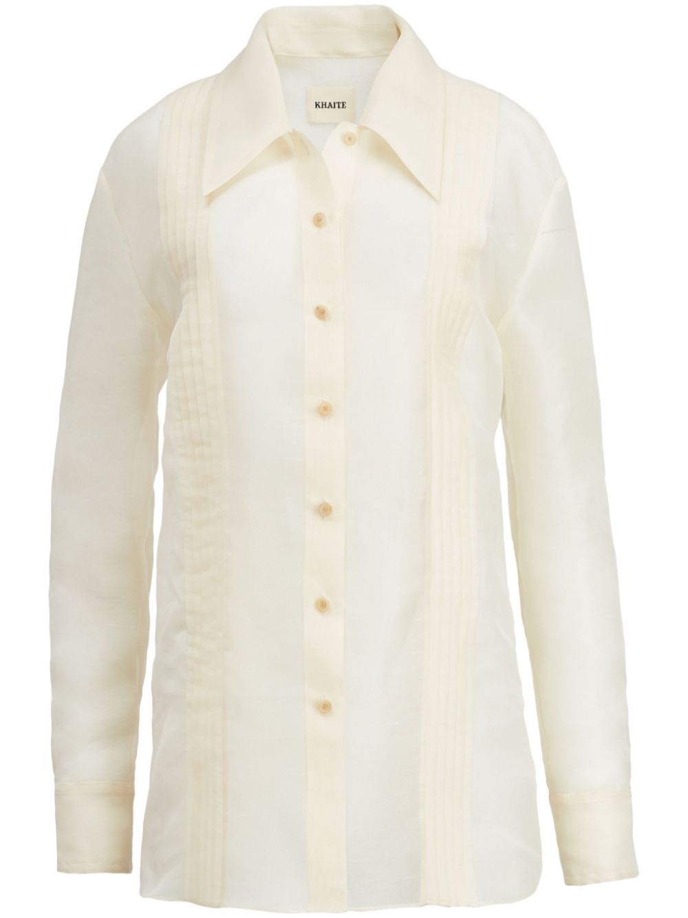 The Nori silk shirt - Neutrals