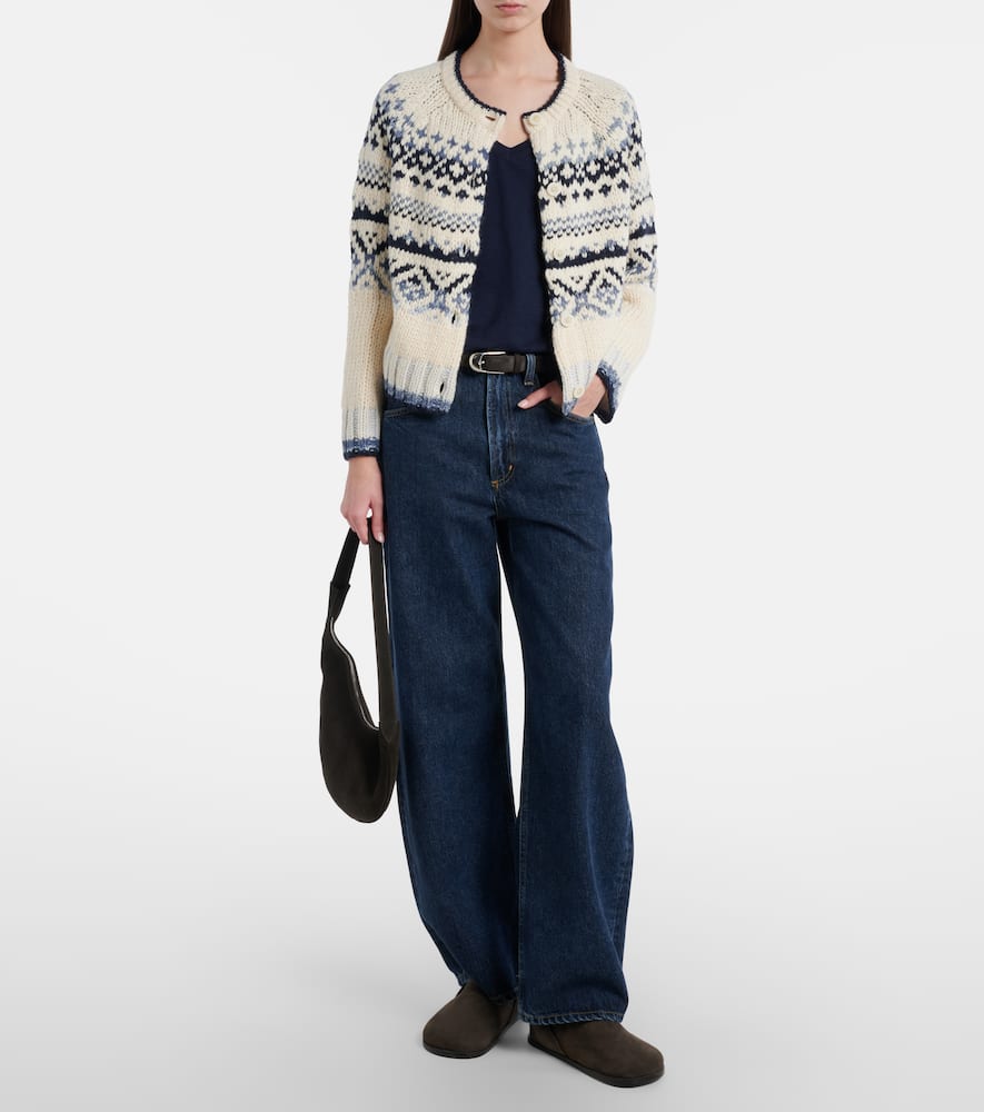 Tovah Fair Isle wool-blend cardigan