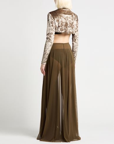Pièce. Woman Top Taupe Size 6 Viscose, Polyester, Elastane