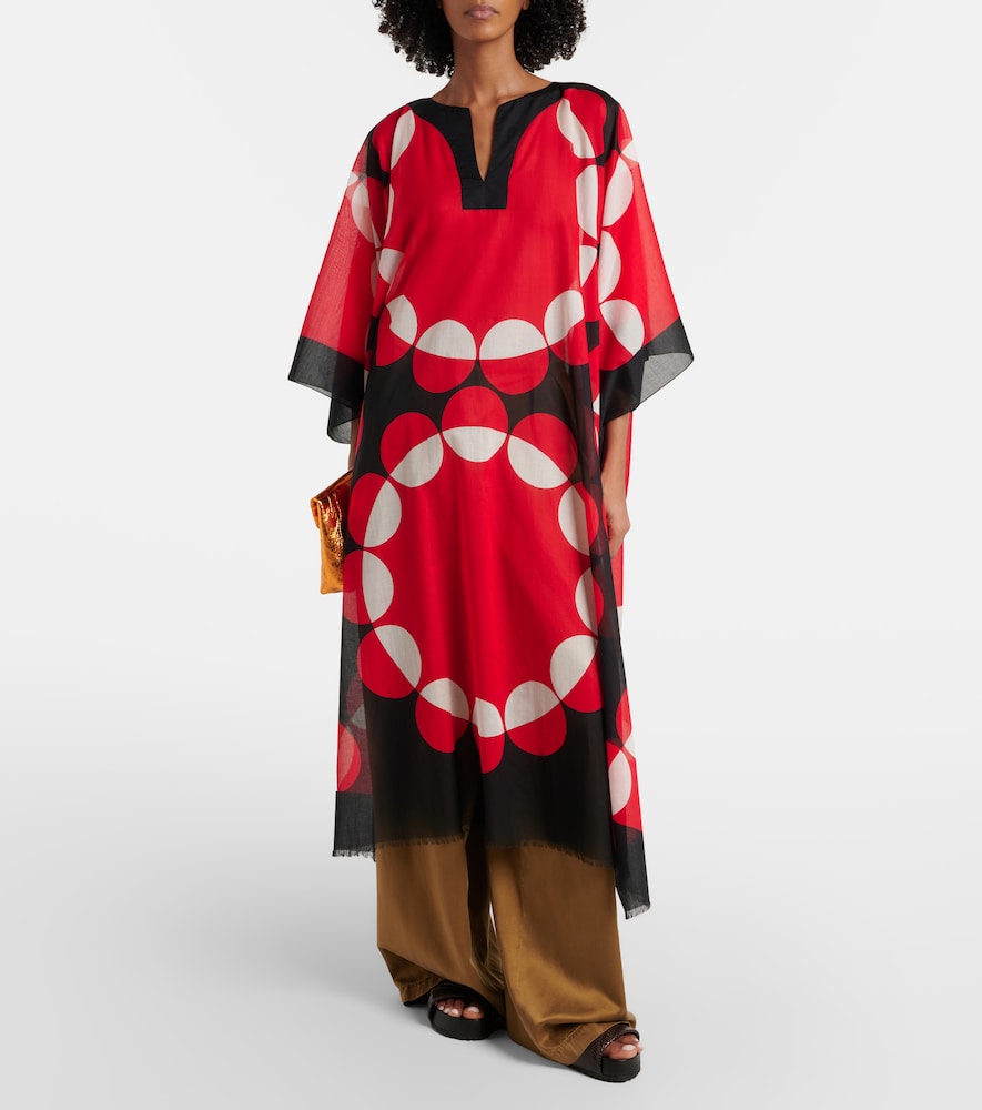 Printed cotton kaftan