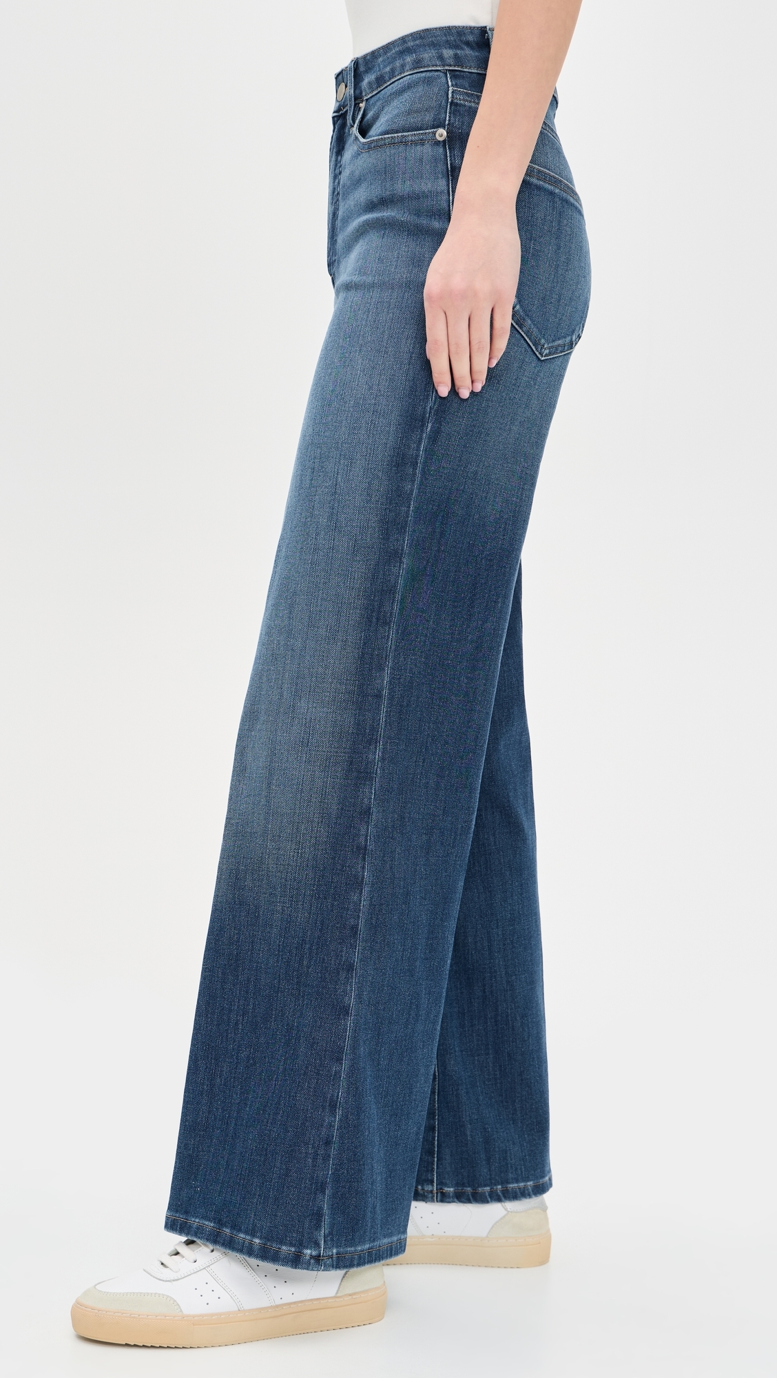 Soft Tech Good Waist Palazzo Ankle Jeans Indigo1281