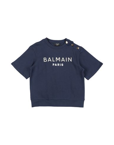 Kid Girl Sweatshirt Midnight blue Size 10 Cotton, Elastane