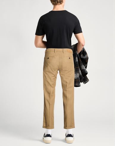 Re_hash Man Pants Camel Size 30 Cotton, Linen, Elastane