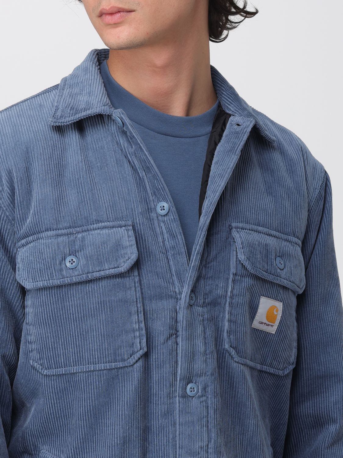Jacket Men color Gnawed Blue