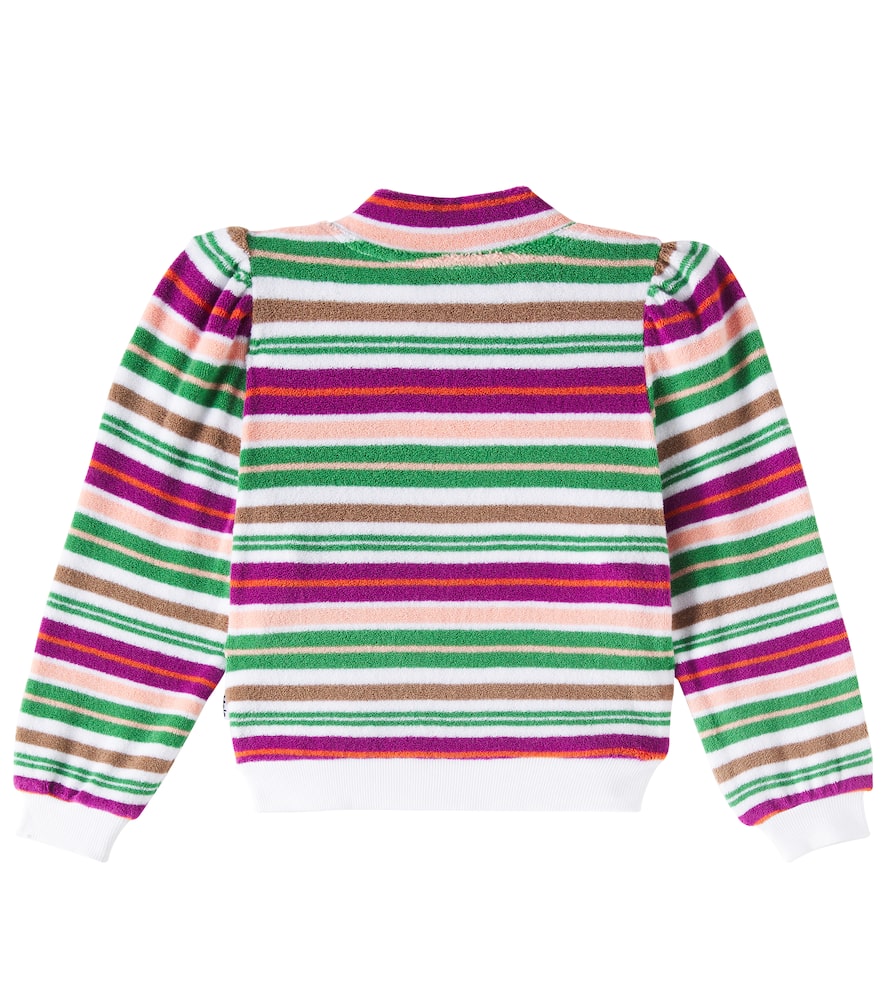 Molo Malika striped cotton-blend jacket