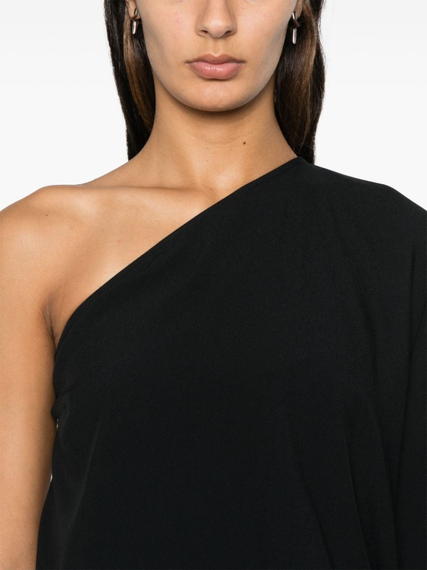 Feathered Eternity maxi dress - Black