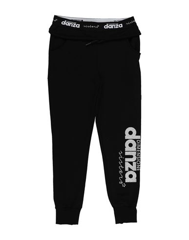Sweatpants Girl Kid Girl Pants Black Size 10 Cotton, Lycra