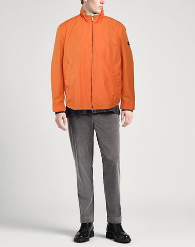 Man Jacket Orange Size L Polyester