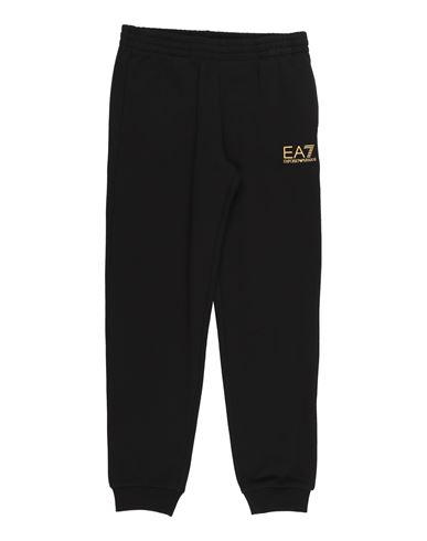 Kid Boy Pants Black Size 12 Cotton, Polyester