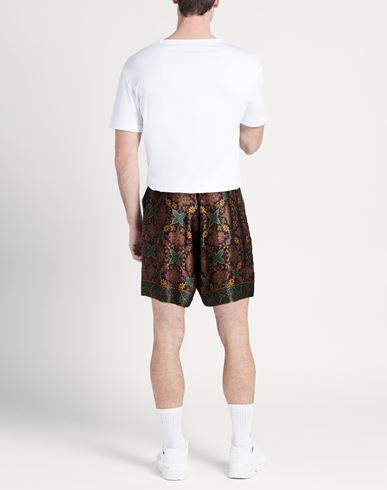 Man Shorts & Bermuda Shorts Black Size XL Silk