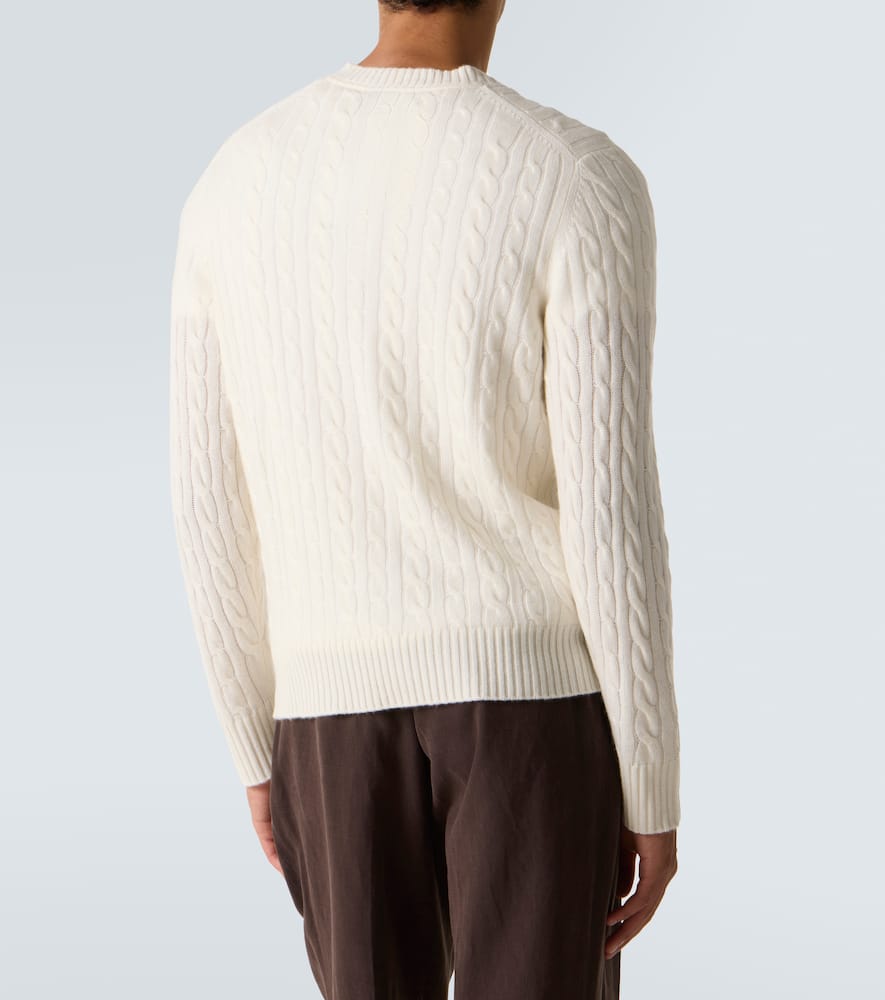 Duke Street cable-knit cashmere sweater
