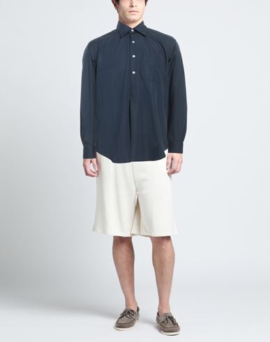Man Shirt Midnight blue Size S Cotton