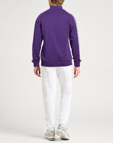 Man Sweatshirt Purple Size L Cotton