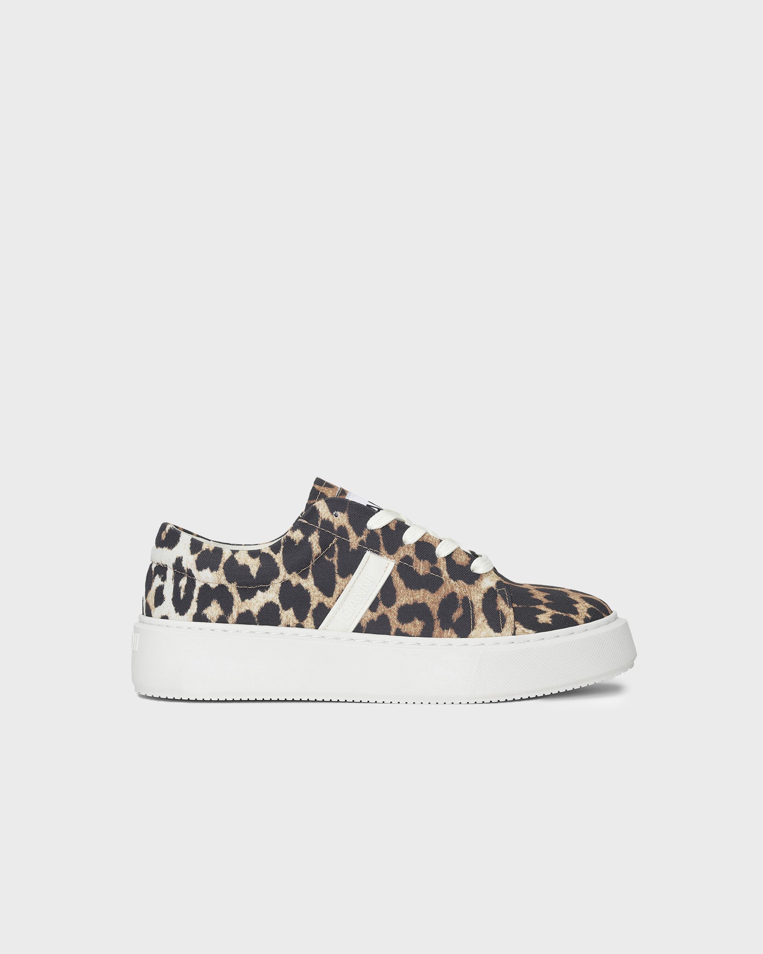 Ganni Sneakers Sporty Mix Cupsole Sneaker Leopard EUR