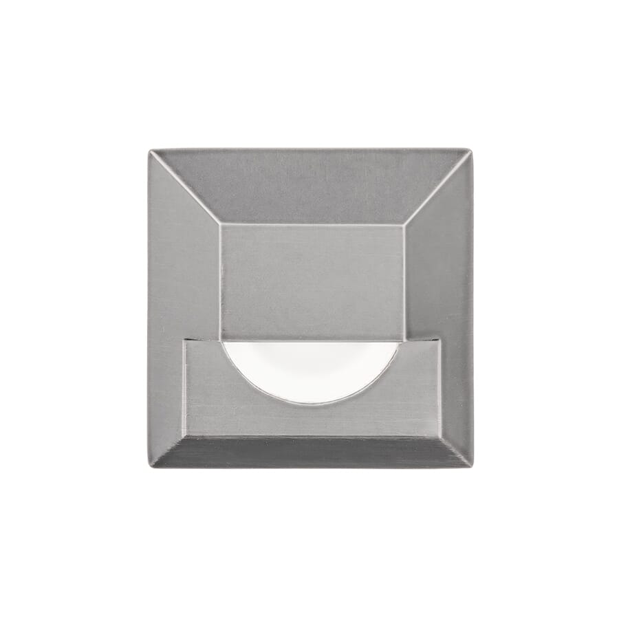 WAC LED 12V Square Step and Wall Light in Stainless Stee