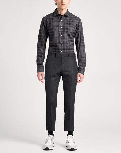 Man Pants Charcoal Size 38 Virgin Wool, Cashmere, Elastane