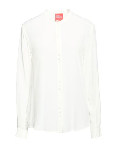 Woman Shirt Off white Size L Acetate, Silk
