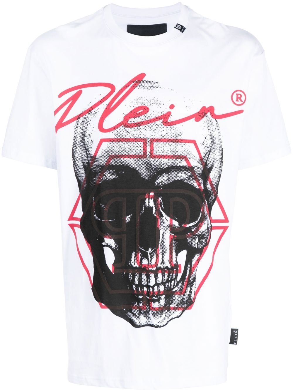 Graphic-print SS Skull T-shirt - White