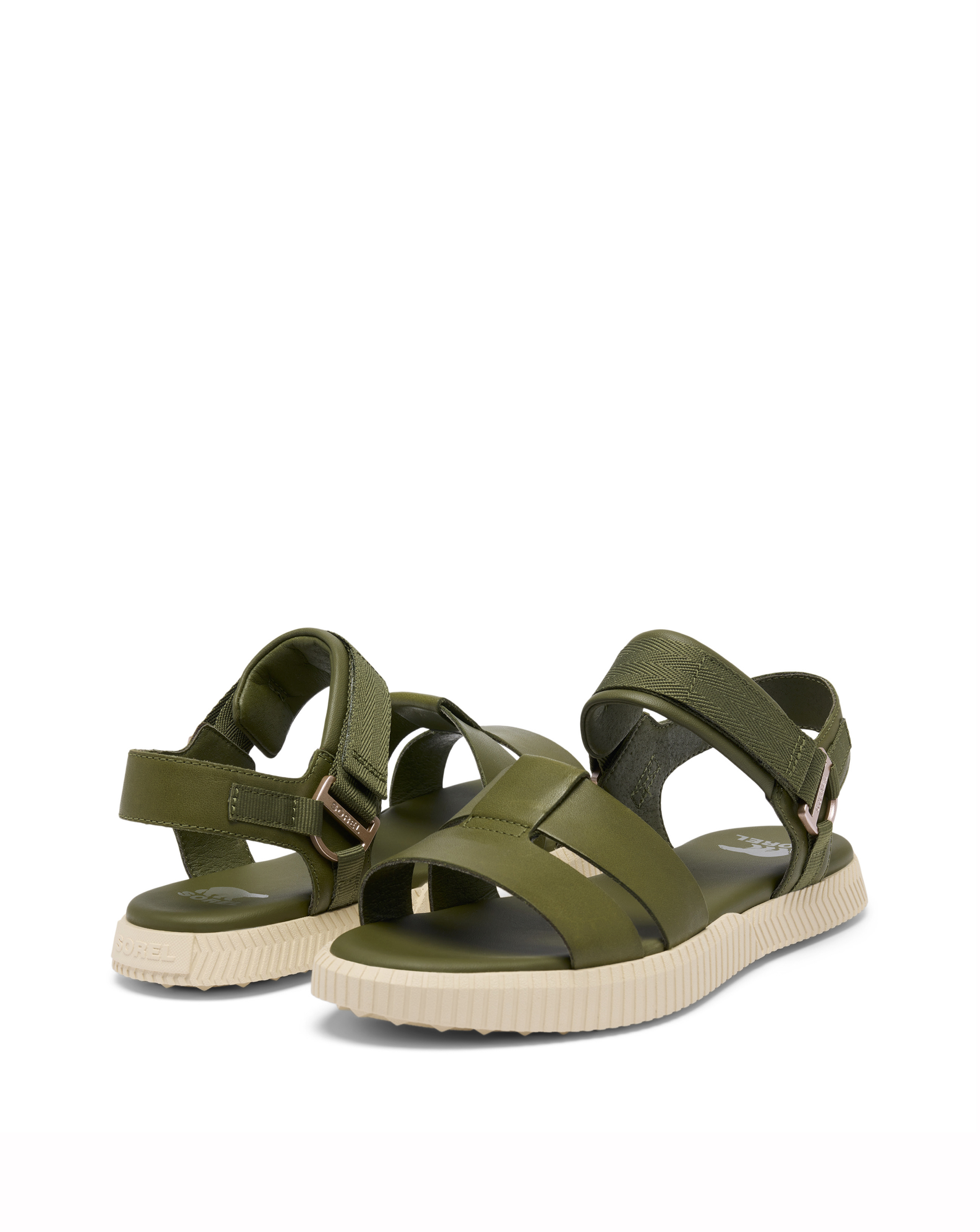 Sorel Ona Ave Ankle Strap Flat Sanda