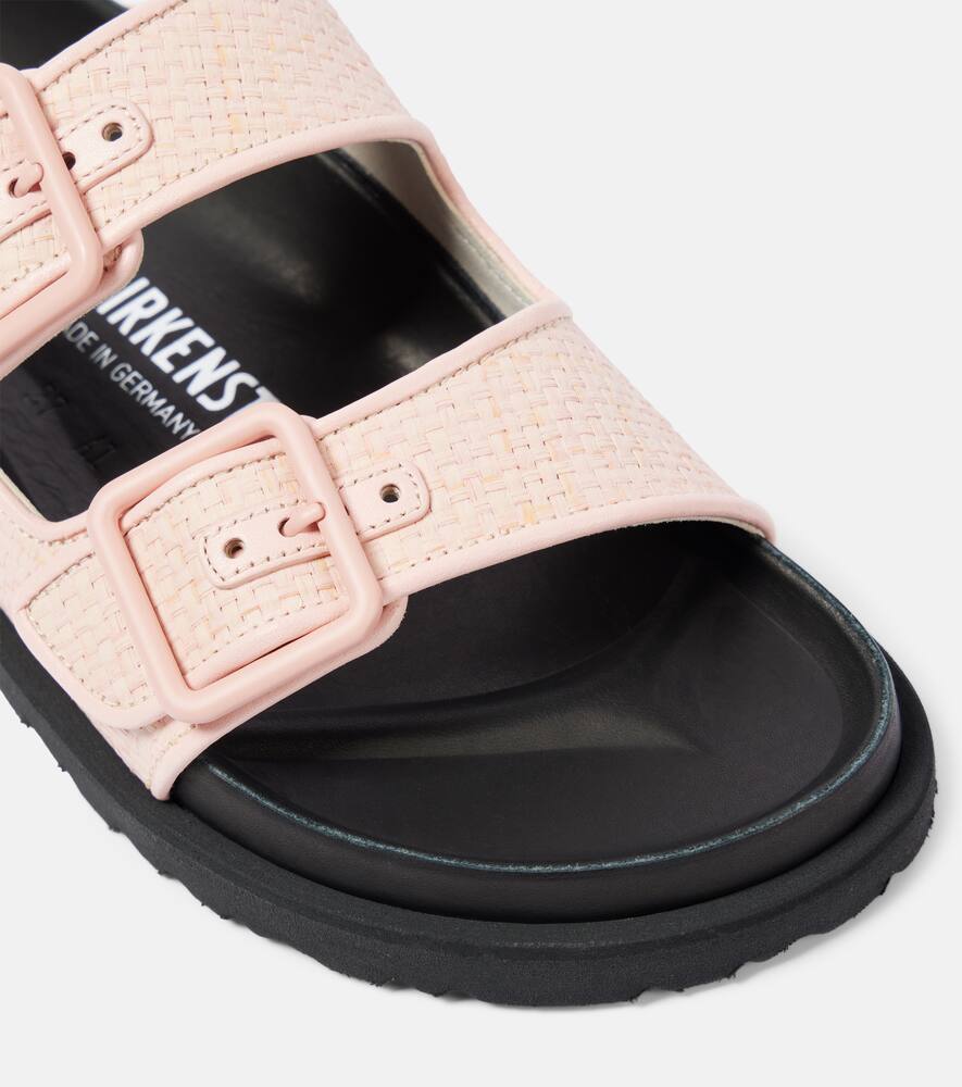 Birkenstock 1774 Arizona Luxe raffia sandals