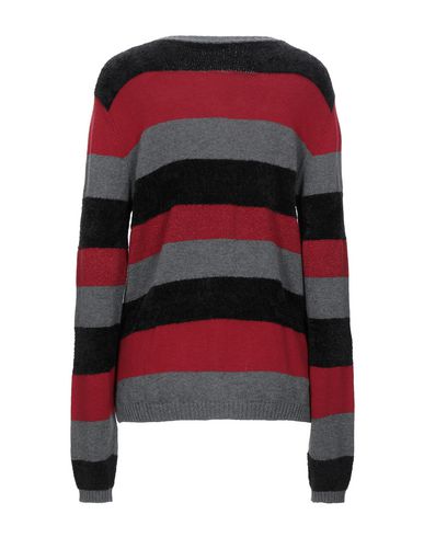 Caractère Woman Cardigan Red Size L Polyamide, Cotton, Wool, Polyester, Metallic fiber