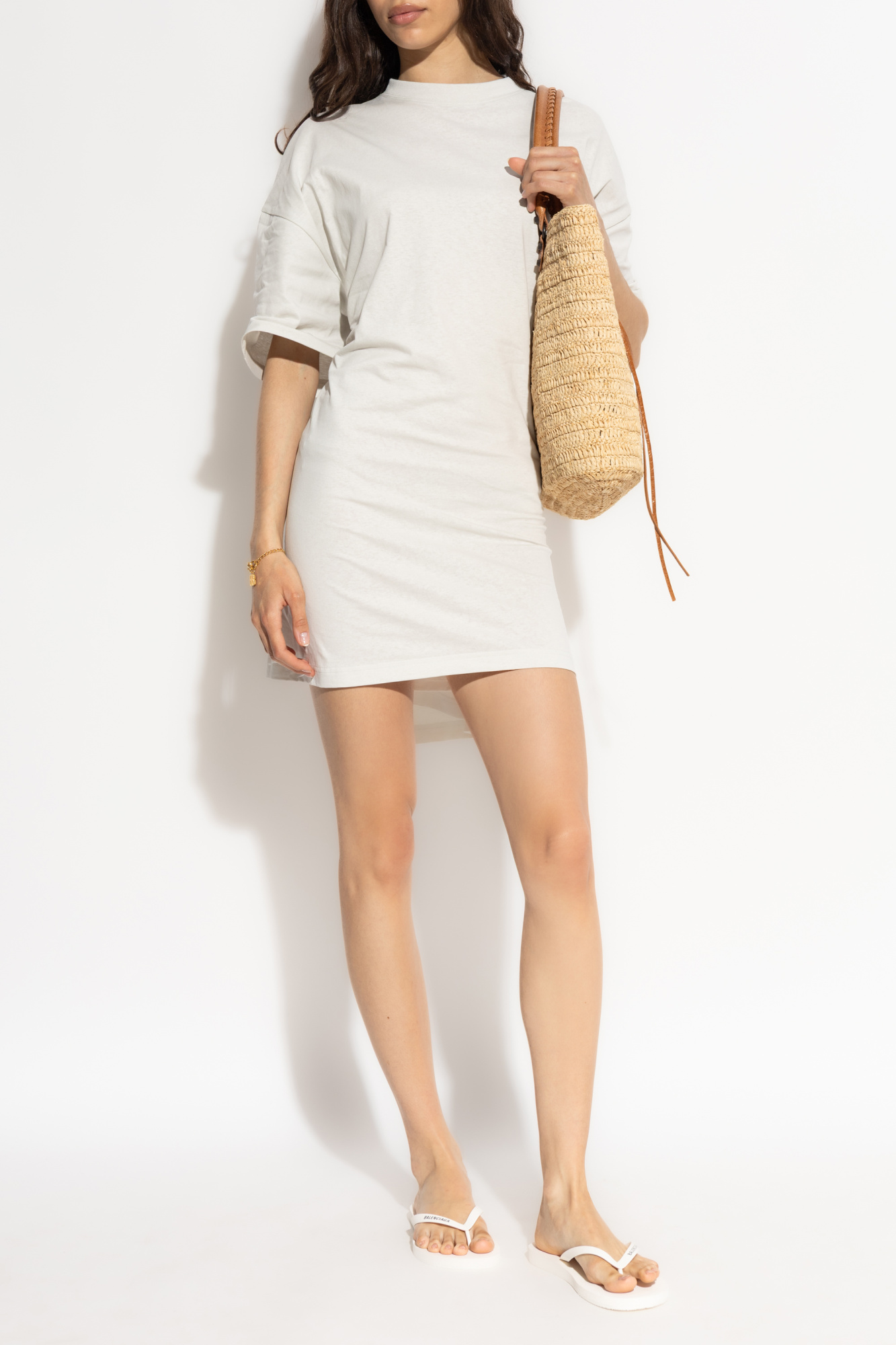 Cotton Dress, Women's, Grey