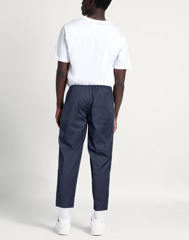 Man Pants Navy Size 34 Cotton, Polyamide, Elastane