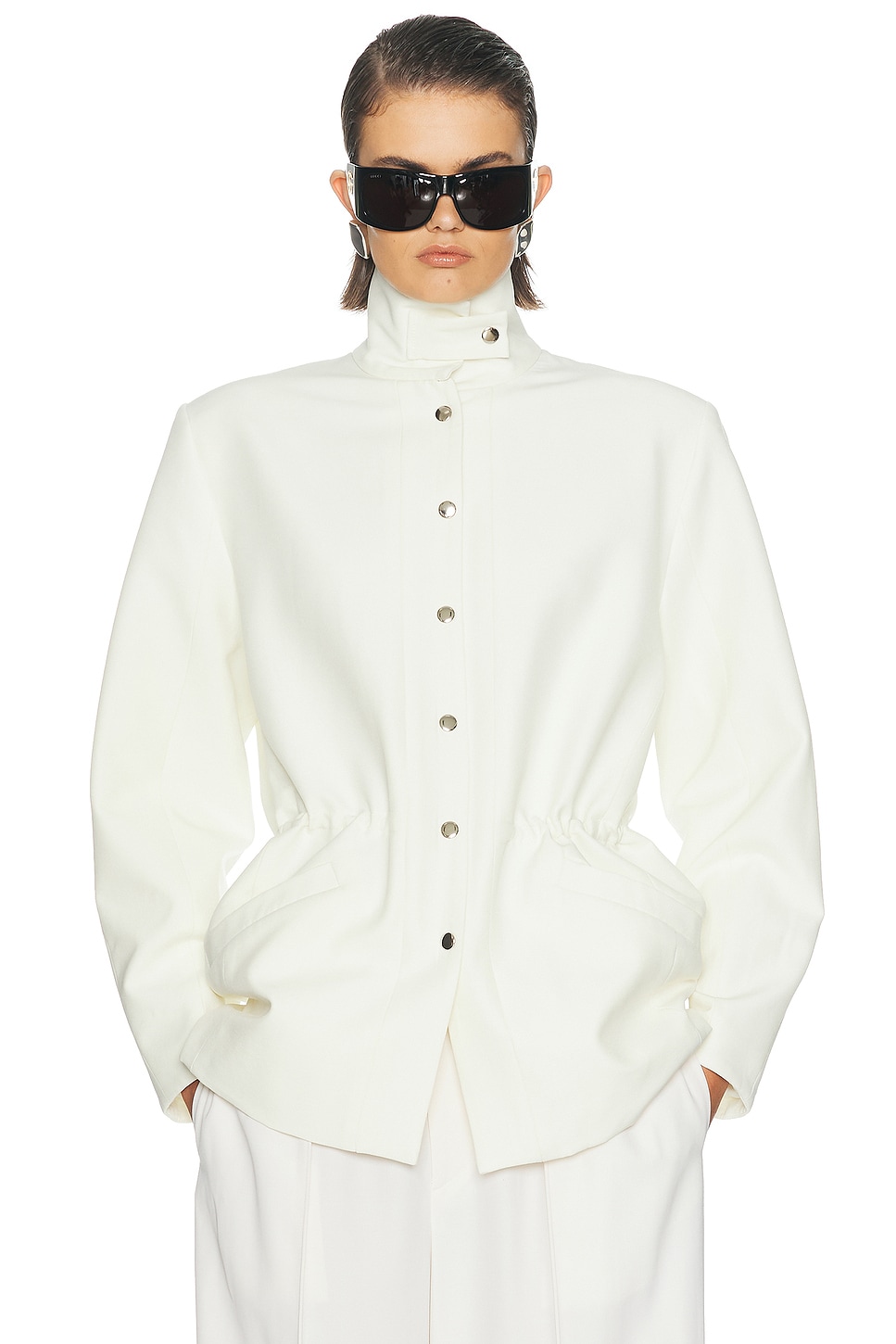 The Sei Field Jacket in Cream - Cream. 2 also