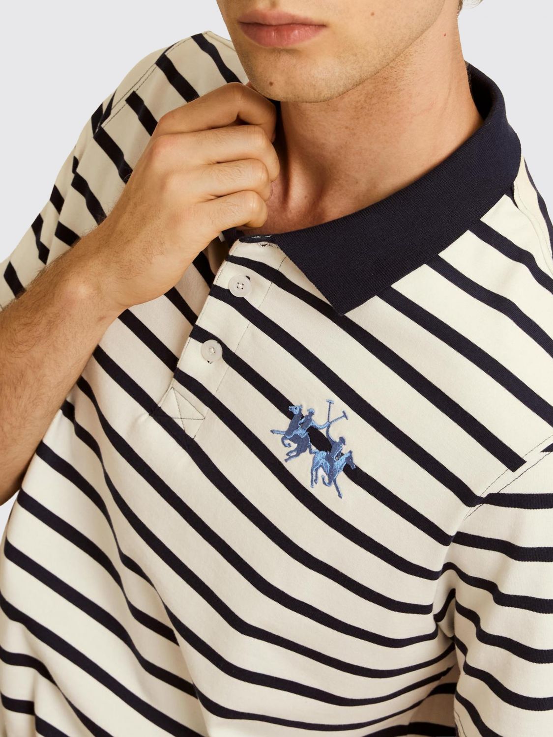 Polo Shirt Men color White