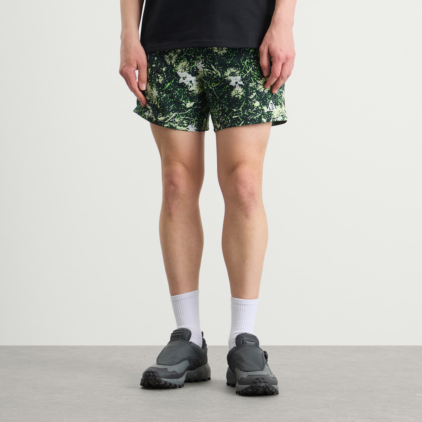 Men's ACG All Over Print Short Mean Green/Black Spruce/Summit White