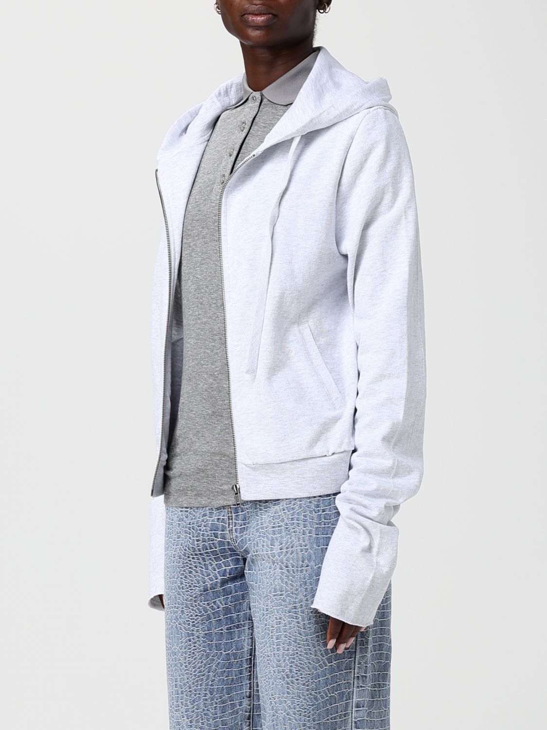 Sweatshirt Woman color Grey