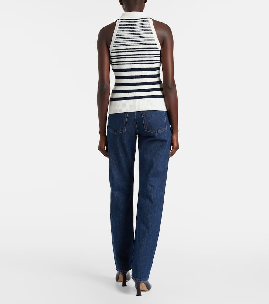 Meera cotton-blend top