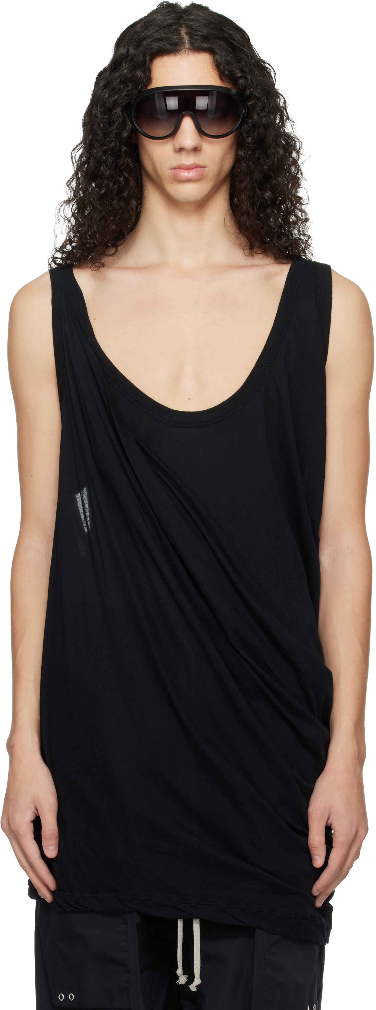 Black Temple Pony Tank Top