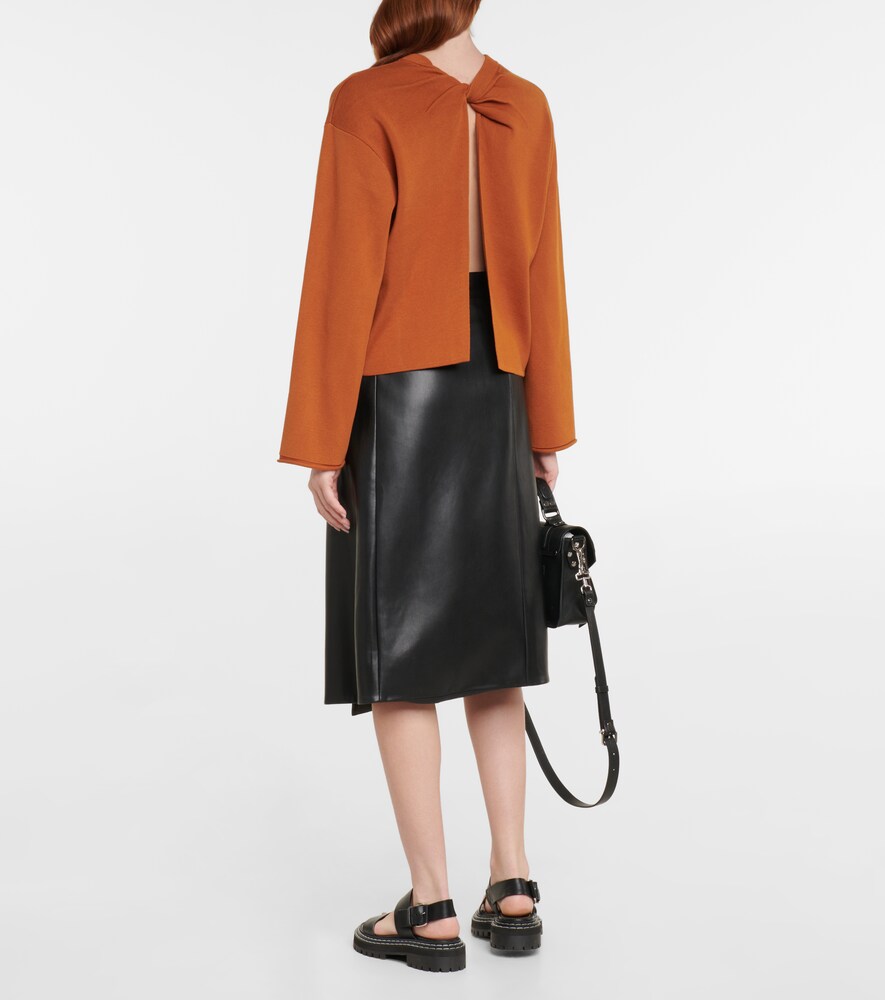Silk and cotton sweater