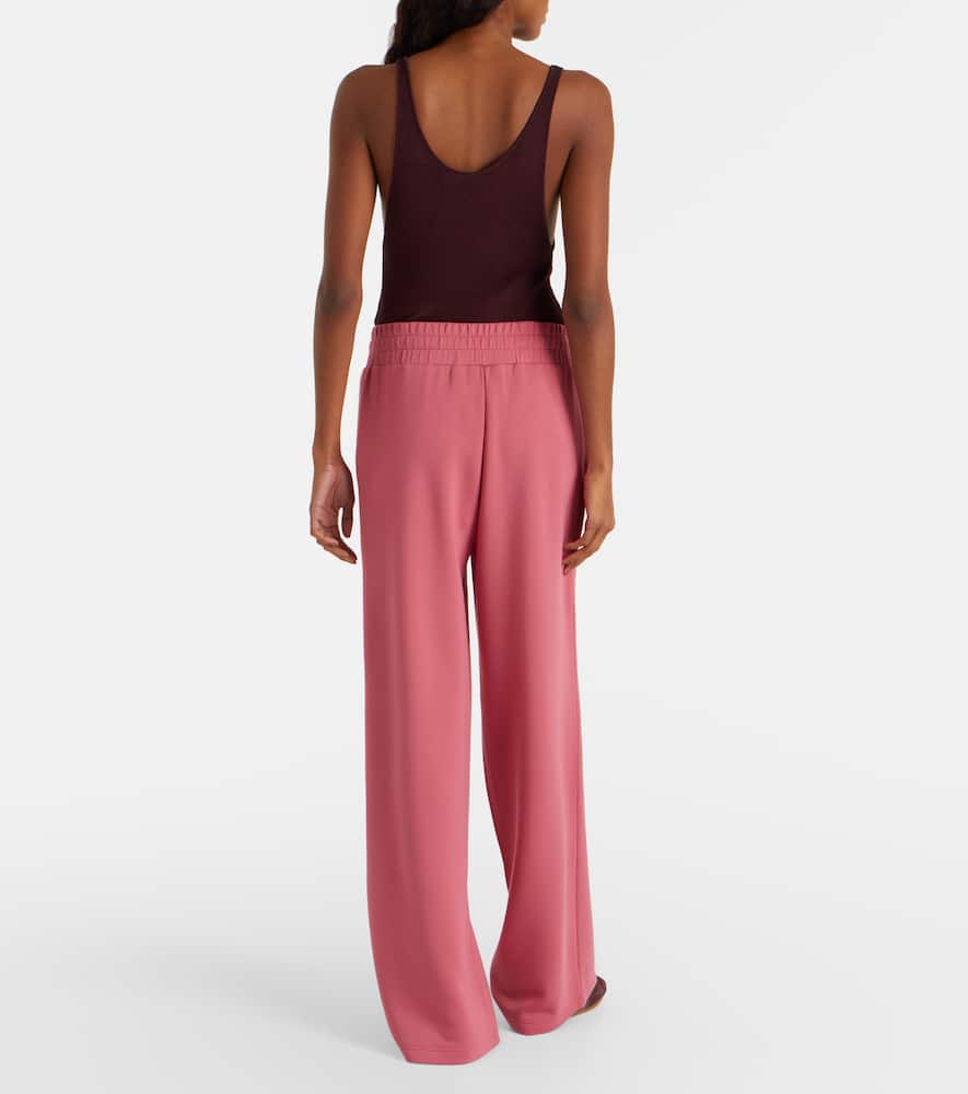 Wide-leg sweatpants