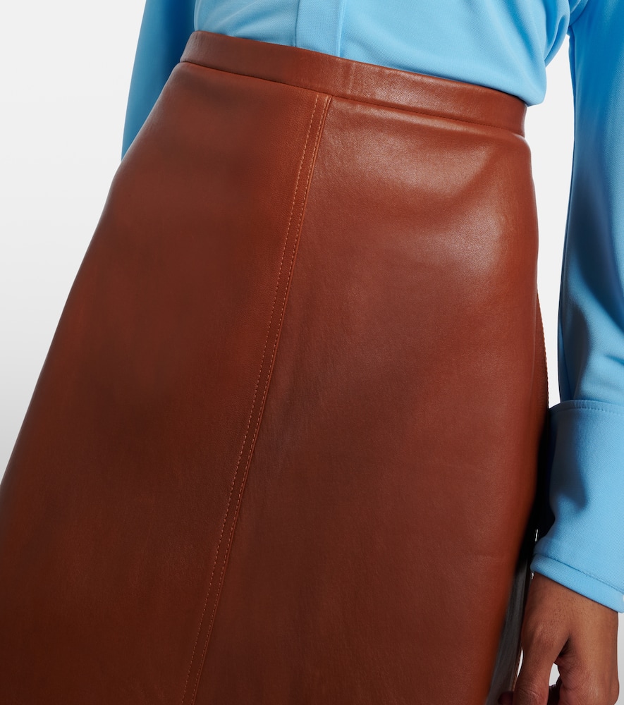 Lucie 22 leather miniskirt