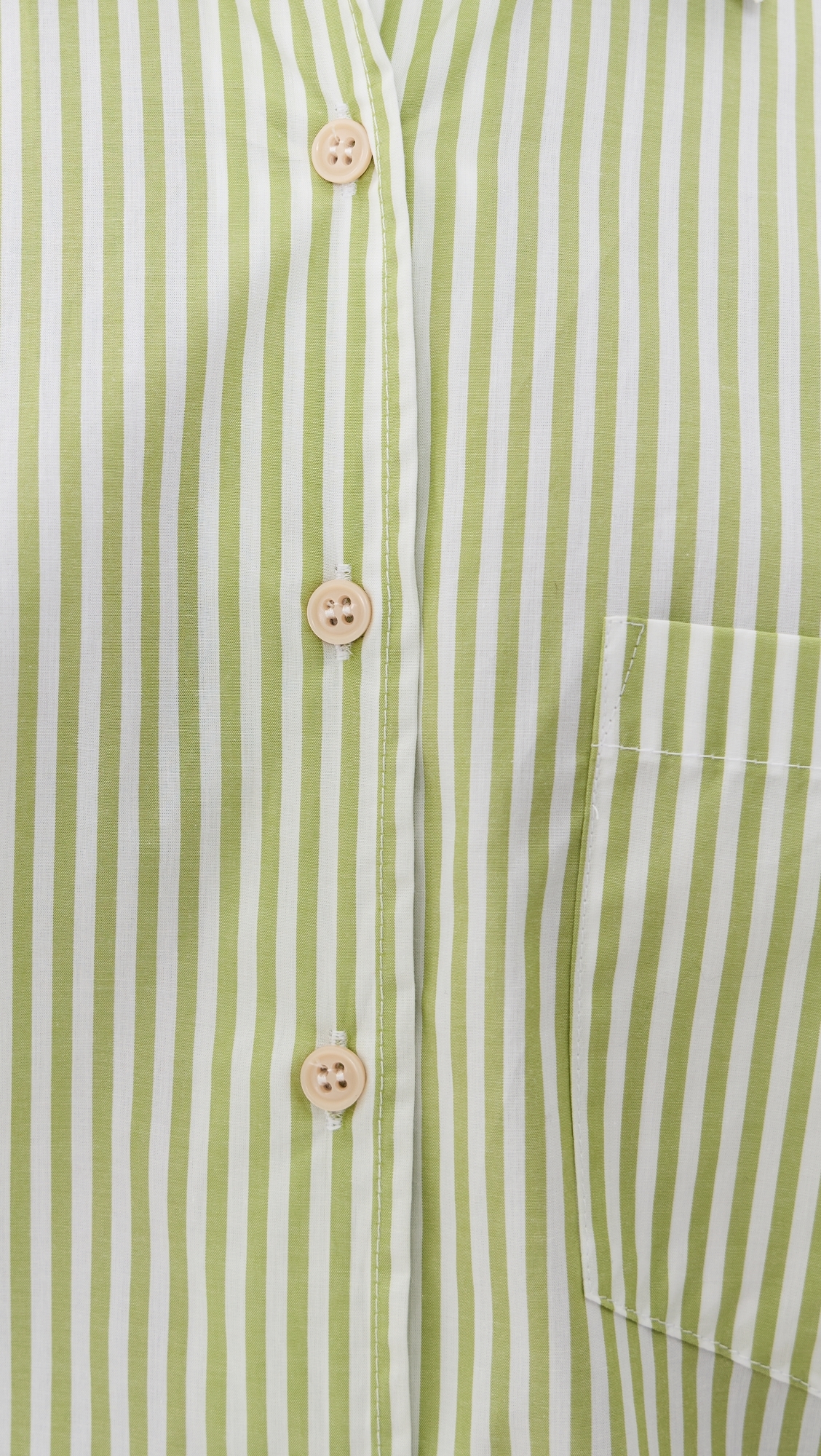 The Weekend Button Down Shirt Lime Stripe P