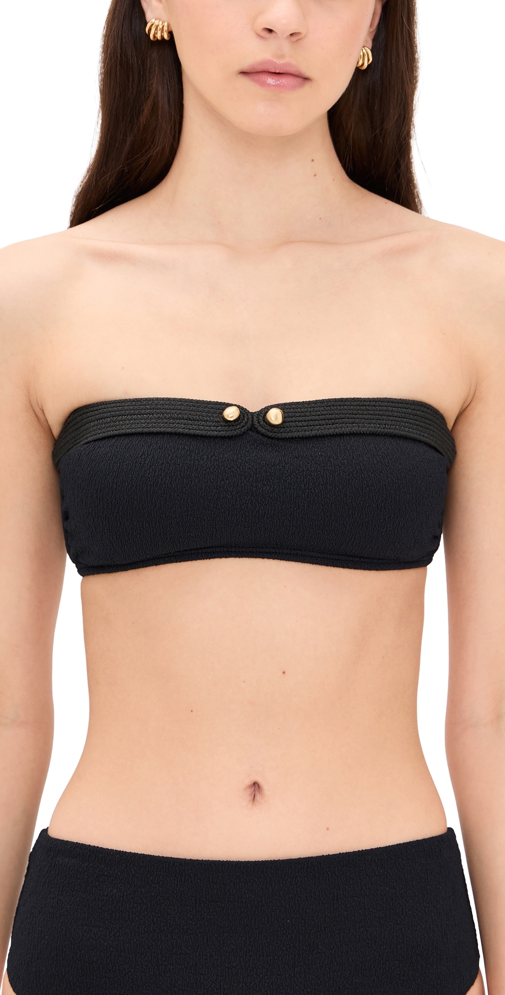 Lian Bandeau Bikini Top Black