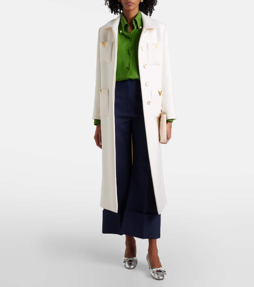 Crepe Couture wide-leg pants