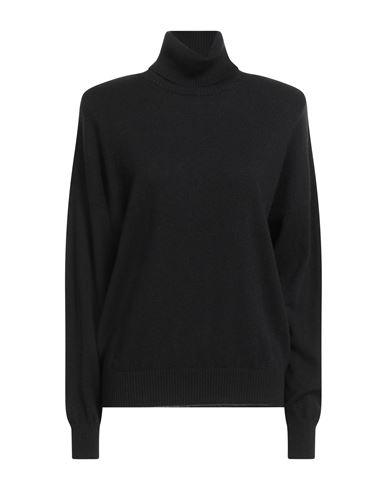 Woman Turtleneck Black Size S Cashmere
