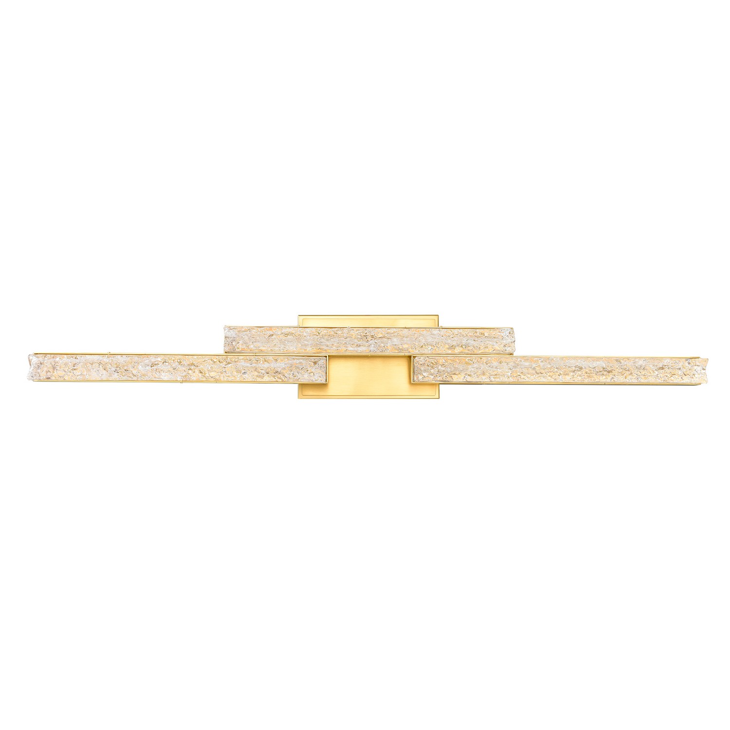 Brass LED Vanity from the Stagger Collection
