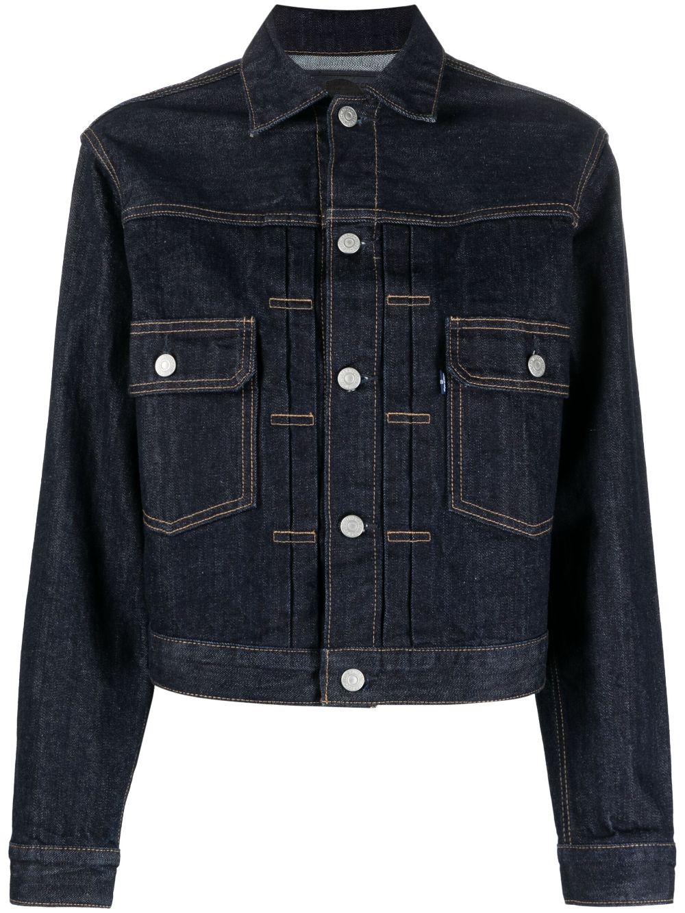 Logo-buttons denim jacket - Blue