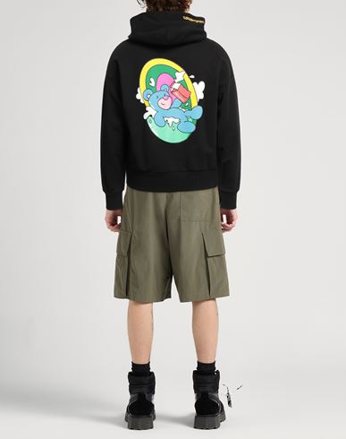 Man Sweatshirt Black Size S Cotton