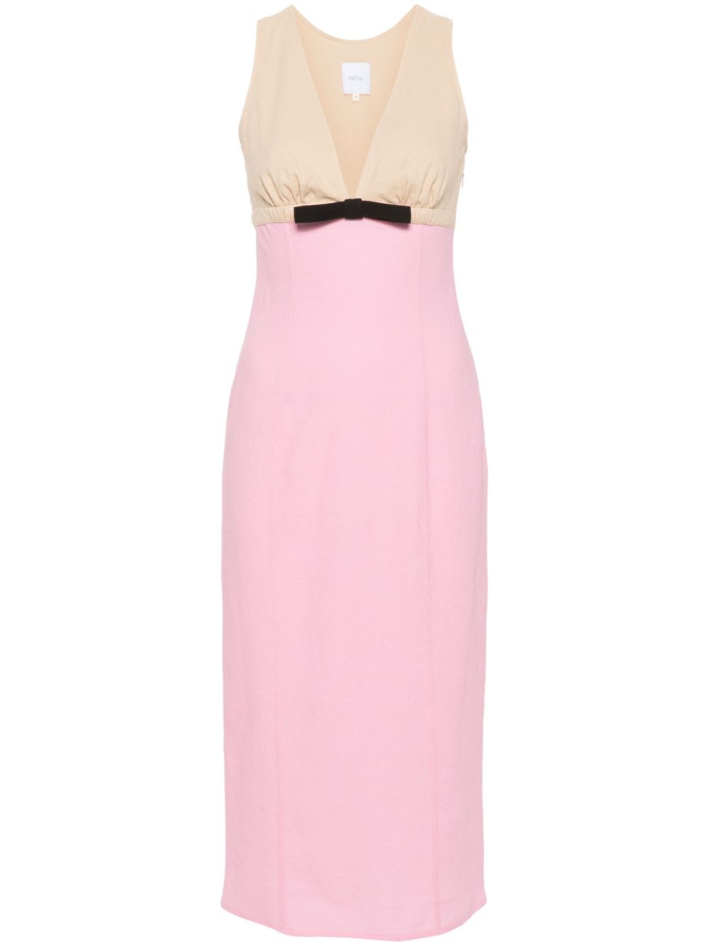 Seersucker V Dress